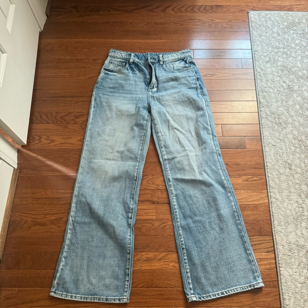 Stylish Light Blue Women's Flare Jeans